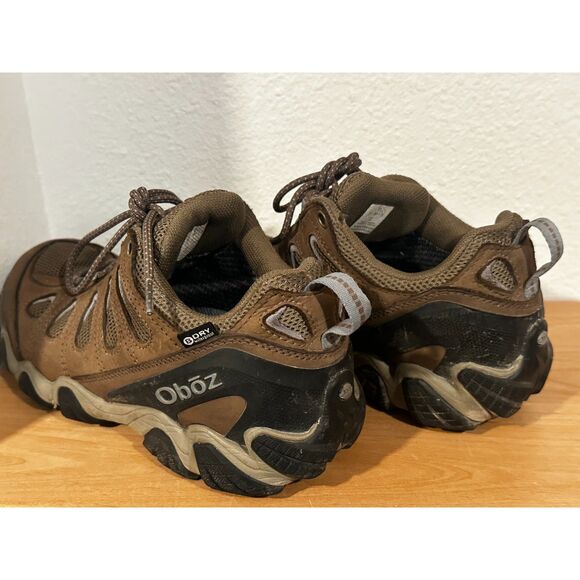 Oboz Women's Sawtooth II Low Waterproof Hiking Shoes - Walnut US 10 EUC - Picture 4 of 8